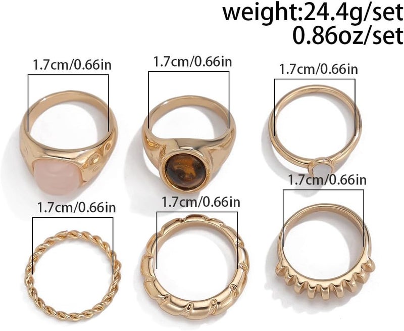 ANGLEQUEEN Chunky Silver Rings for Women Open Stacking Knuckle Ring Silver Adjustable Round Dome Rings Set Minimalist Irregular Statement Ring Women 2025 Fashion Jewelry - Image 3